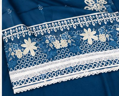 Ladies Embroidered 3 Piece Suit with Dupatta
