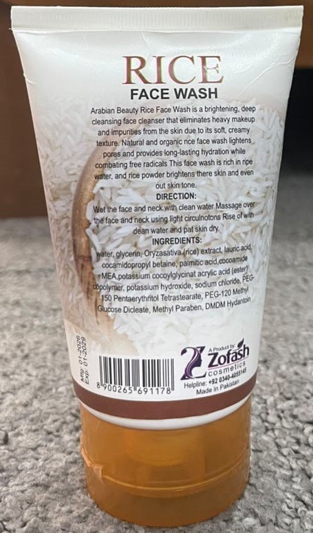 Rice Face Wash