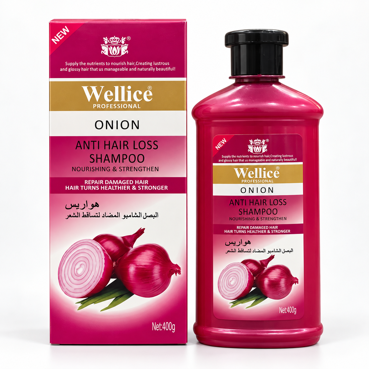 Wellice Onion Anti Hair Loss Shampoo 400g