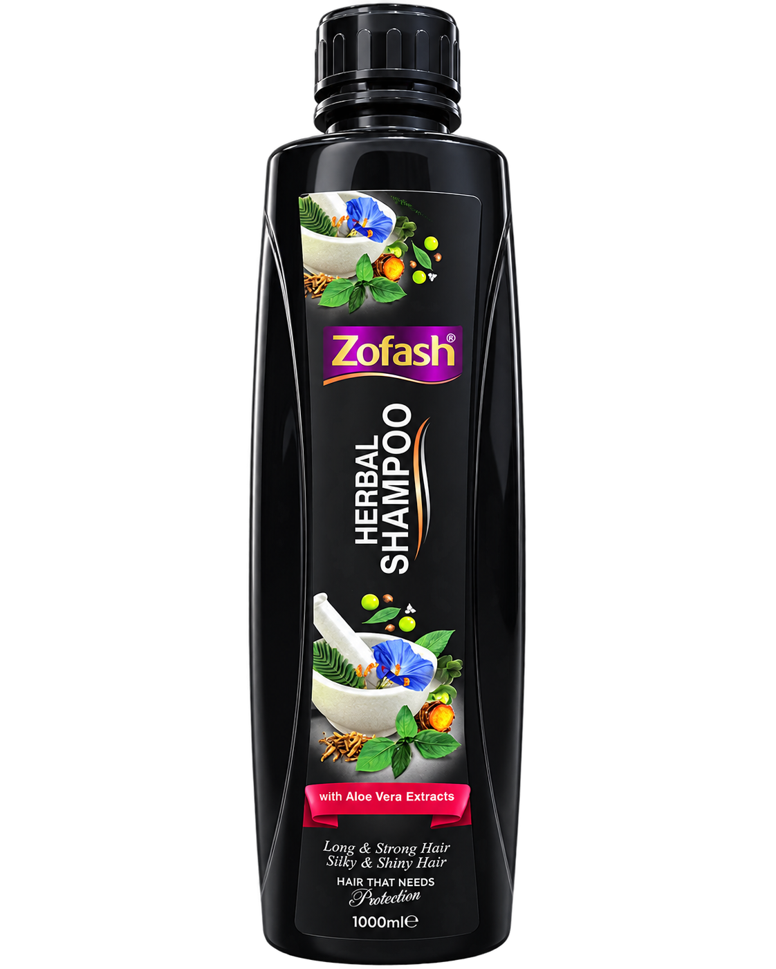 Zofash Herbal Shampoo with Aloe Vera Extracts 1000ml